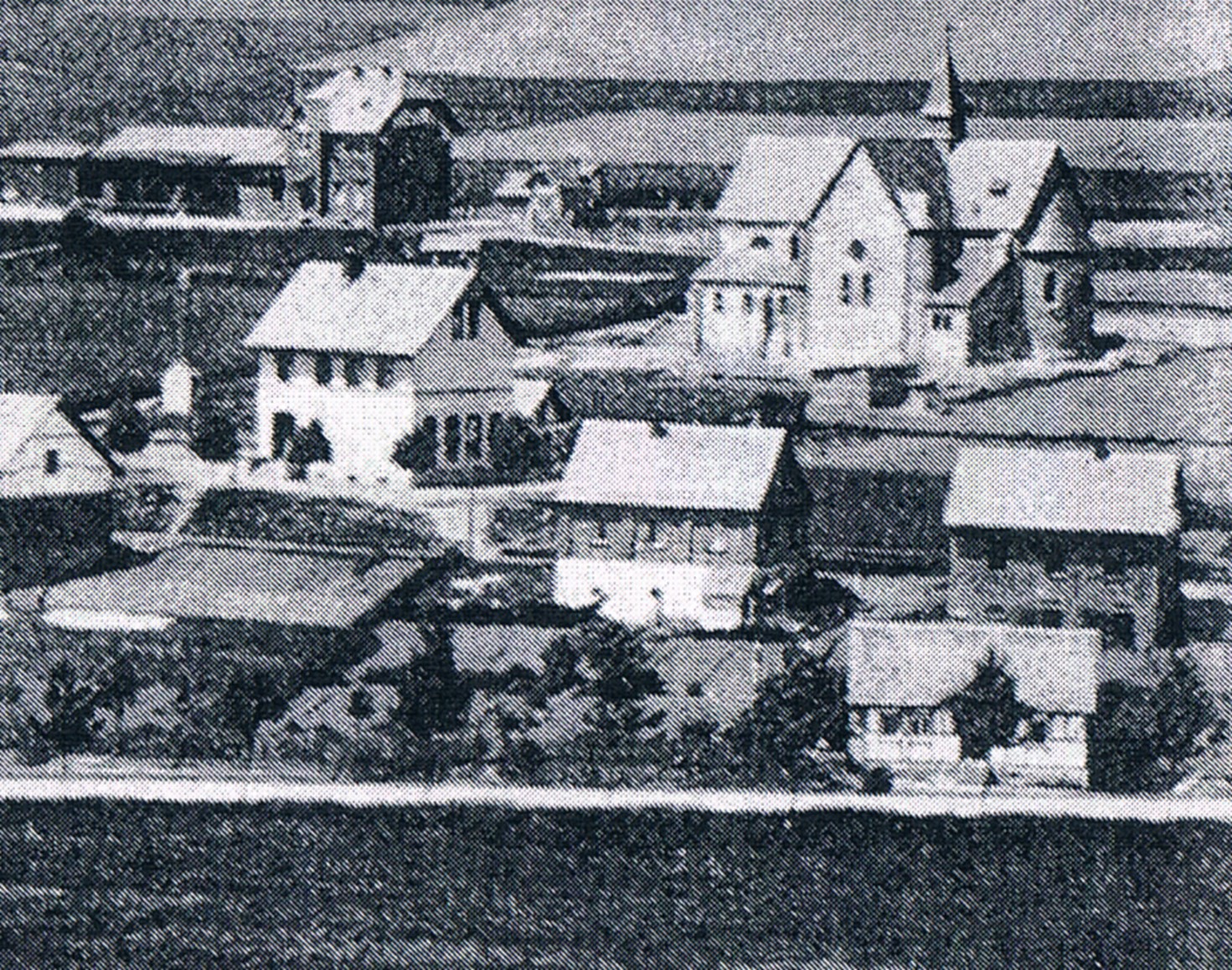 Blick von der Schützenhalle 1908
